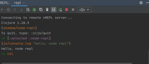 node repl